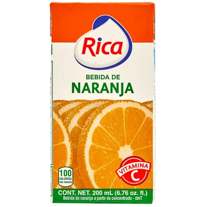 [RIC-0002] JUGO RICA NARANJA PEQ 200ML