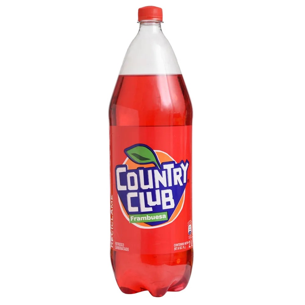 [REF-0167] REFRESCO COUNTRY CLUB FRAMBUESA 2 LT