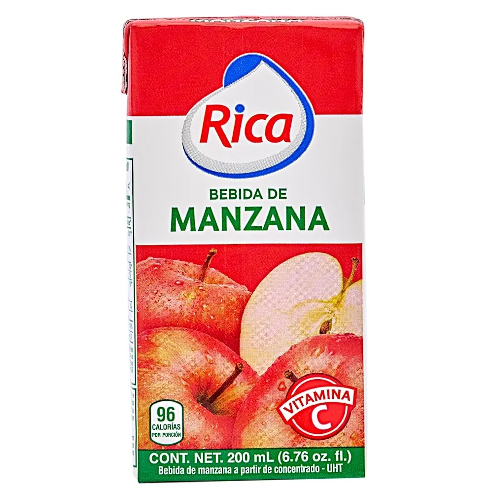 JUGO RICA MANZANA UHT 200 ML