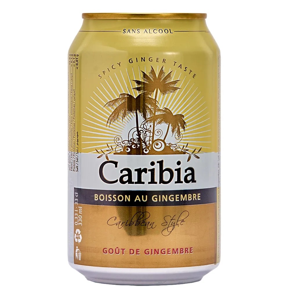 [REF-0268] BEBIDA DE JENGIBRE CARIBIA LATA 330 ML