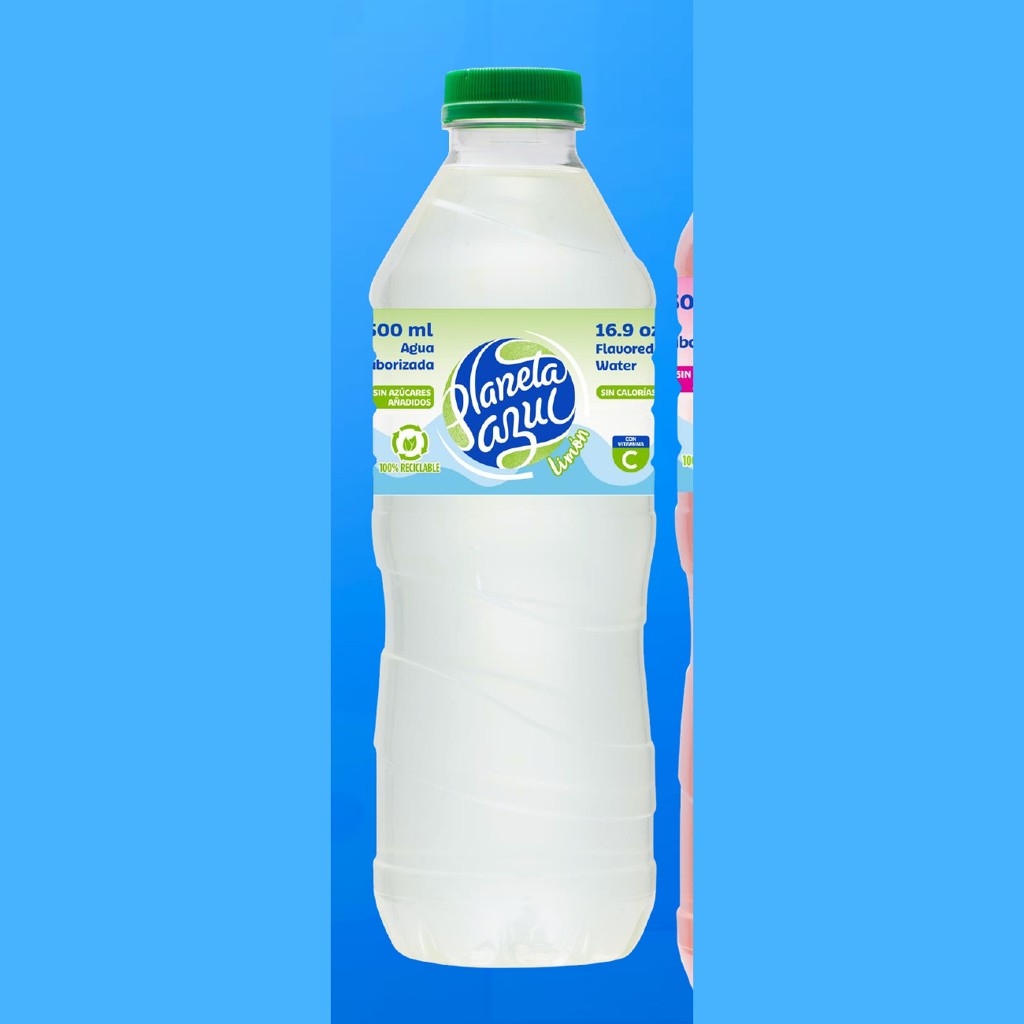 AGUA SABORIZADA PLANETA AZUL LIMÓN 500 ML