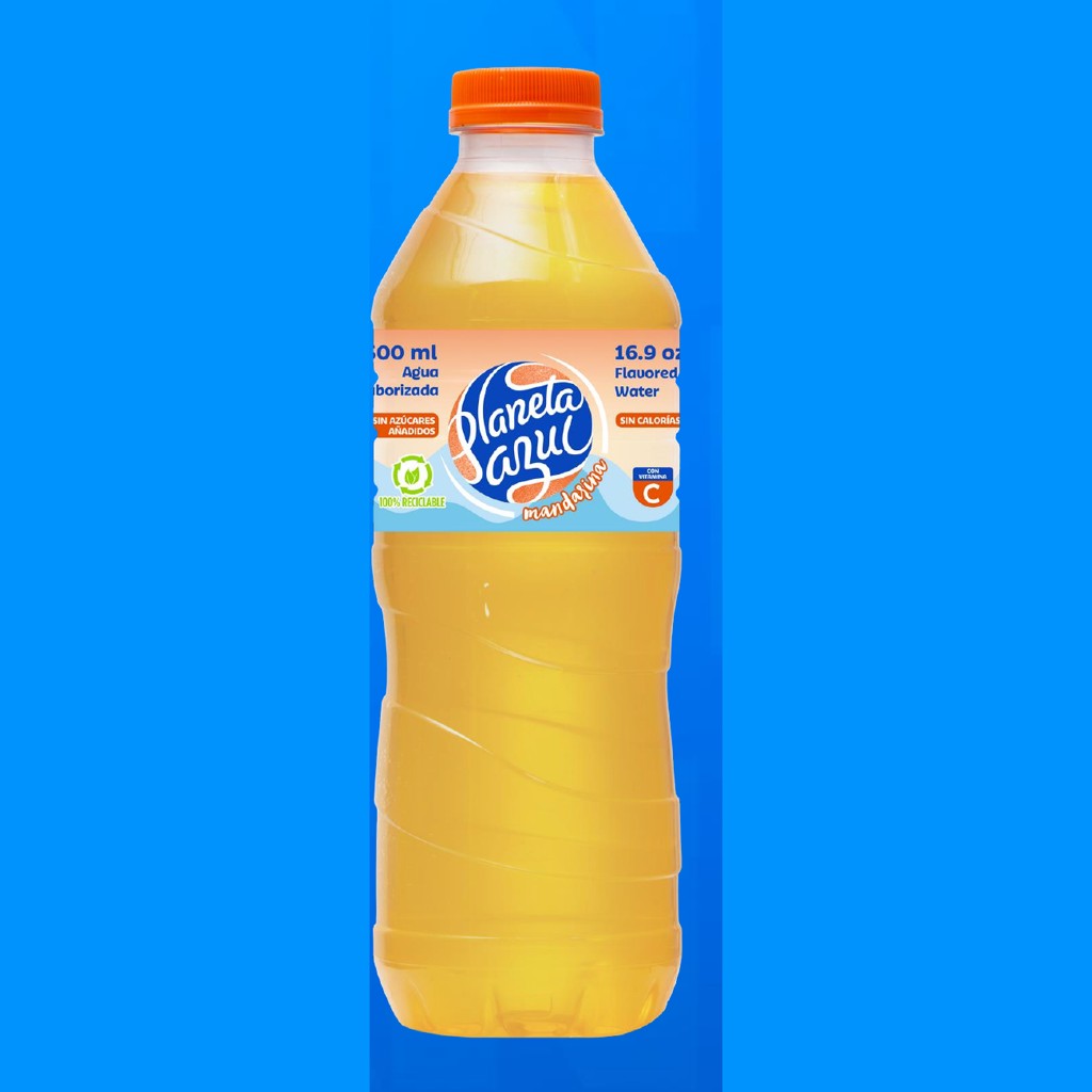 AGUA SABORIZADA PLANETA AZUL MANDARINA 500 ML