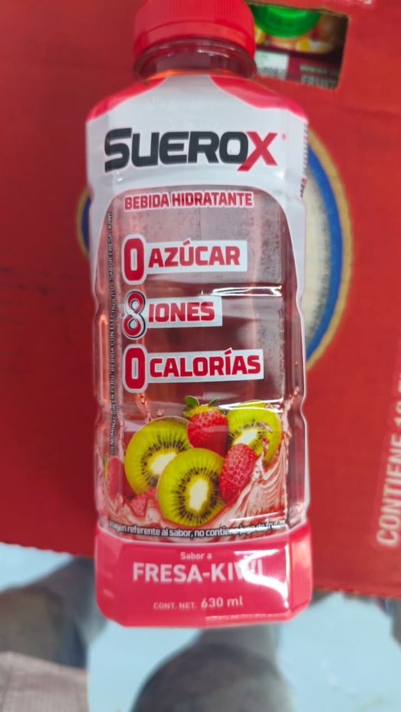 HIDRATANTE SUEROX ADULTO FRESA KIWI 630 ML