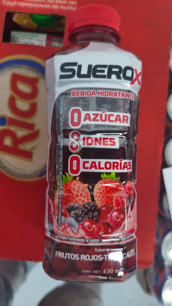 HIDRATANTE SUEROX ADULTO FRUTOS ROJOS TROPICALES 630 ML